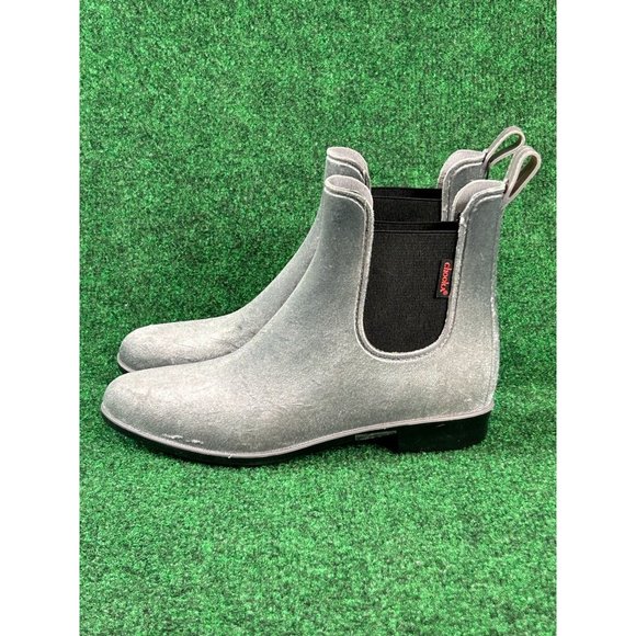 Chooka Waterproof Fashion Velvet Chelsea Booties Boots Womens Size 8 1122591B‎ - Picture 3 of 11